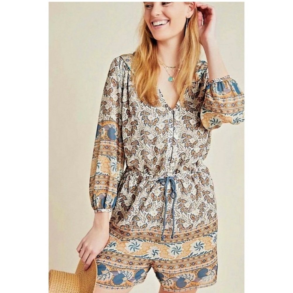 New Tiny by Anthropologie LARGE Poppy Romper